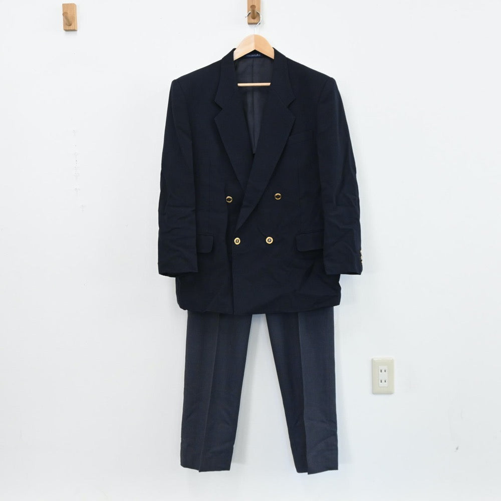 中古制服】岡山県 水島工業高等学校 男子制服 2点（ブレザー