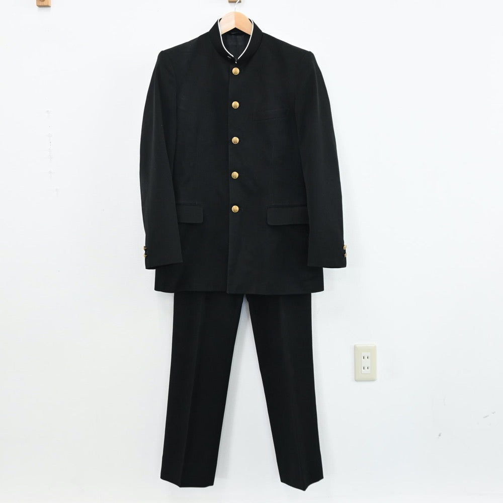 中古制服】愛知県 愛知県立西尾高校 男子制服 2点（学ラン・ズボン