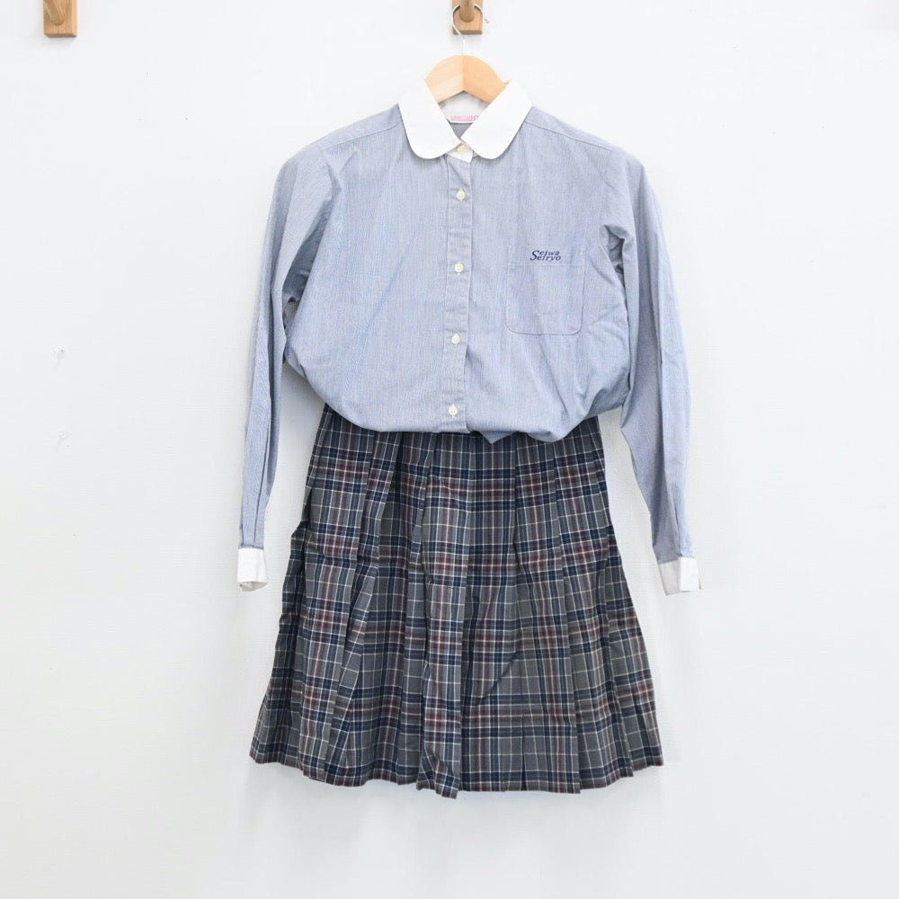 奈良県 奈良県立西和清陵高等学校 女子制服 3点 sf005071