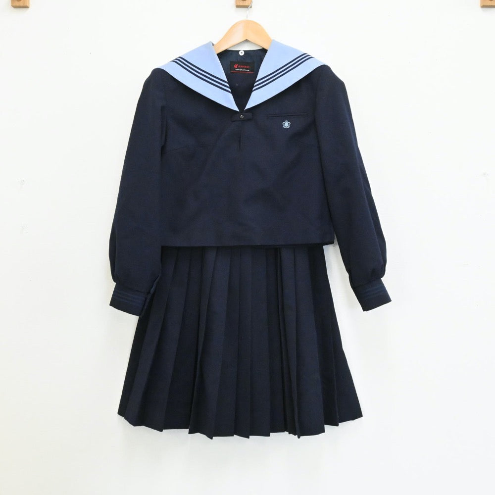 中古制服】滋賀県 滋賀県立水口高等学校 女子制服 2点（セーラー服・スカート）sf005199【リサイクル学生服】 | 中古制服通販パレイド