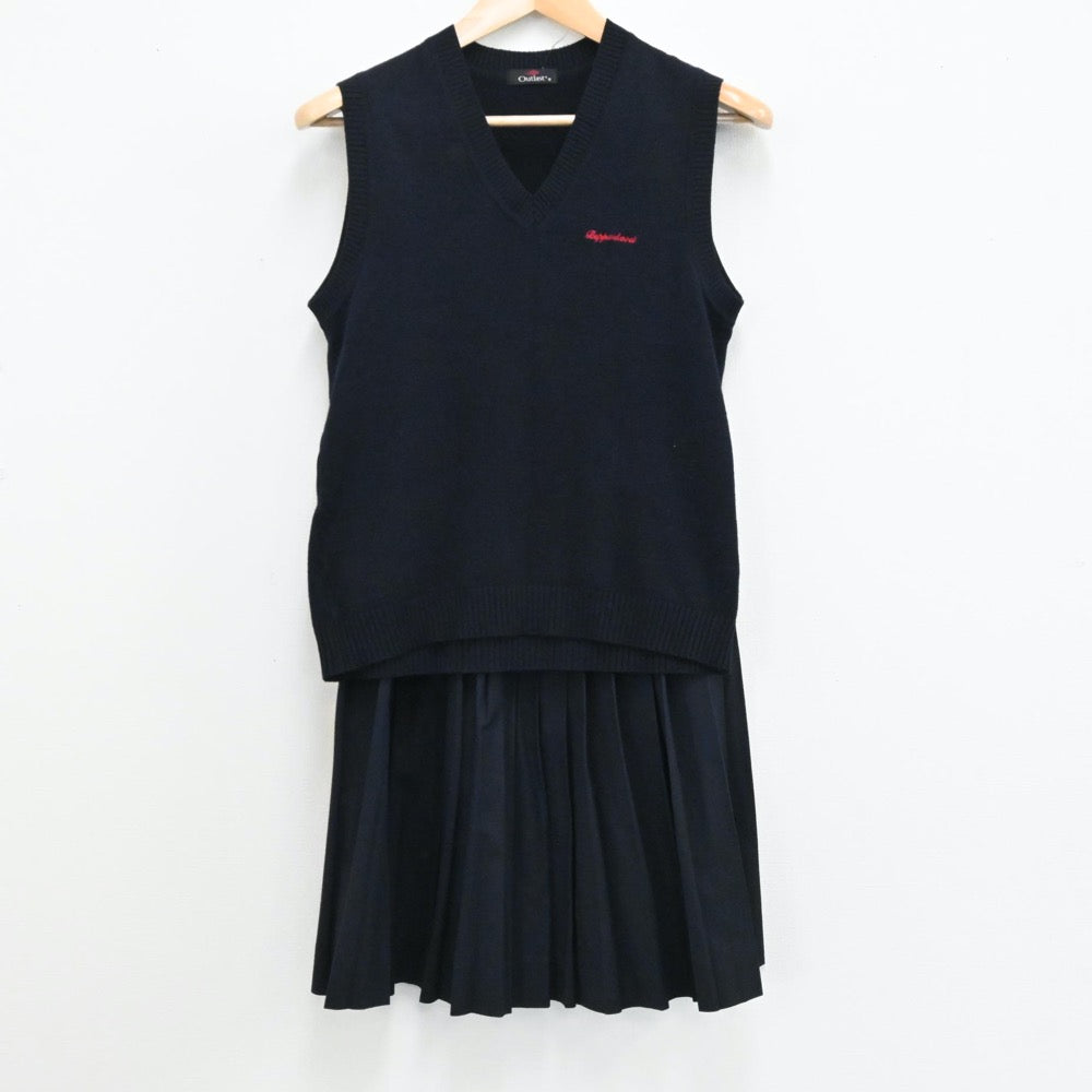 中古制服】大分県 大分県立別府翔青高校 女子制服 2点（ニット