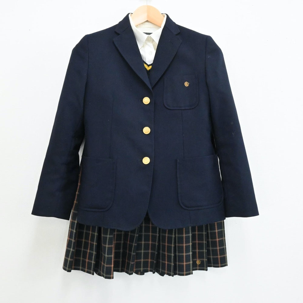 中古制服】群馬県 桐生第一高等学校 女子制服 4点（ブレザー・ニット・シャツ・スカート）sf005304【リサイクル学生服】 | 中古制服通販パレイド