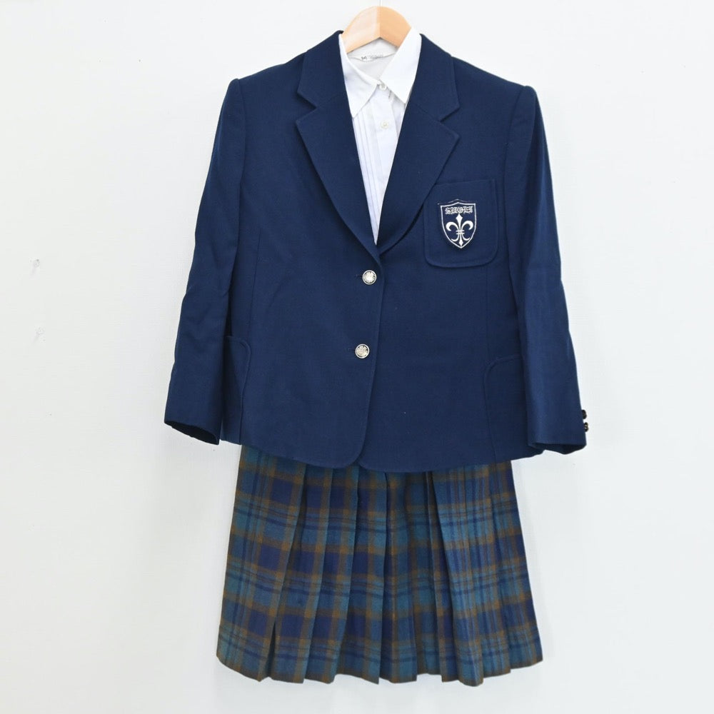 中古制服】東京都 頌栄女子学院高等学校 女子制服 4点（ブレザー・ニット・シャツ・スカート）sf005537【リサイクル学生服】 |  中古制服通販パレイド