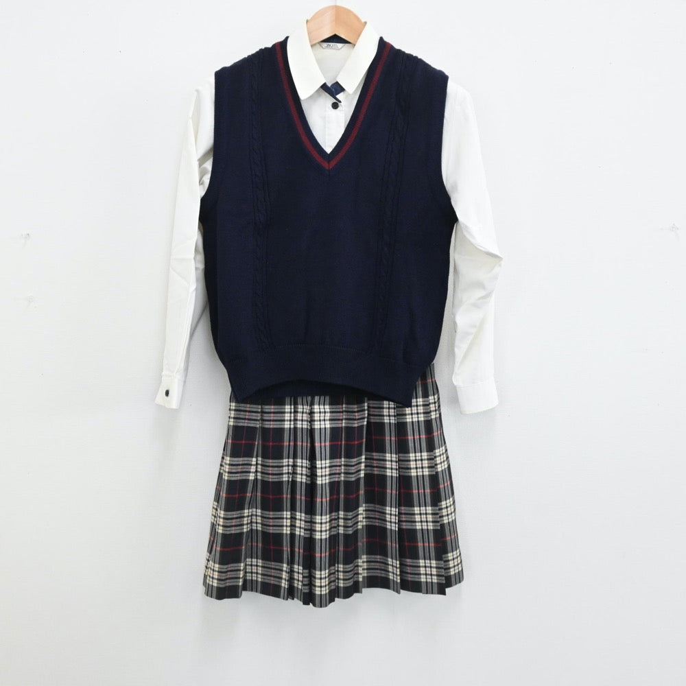 静岡県 焼津高等学校 女子制服 3点 sf005677