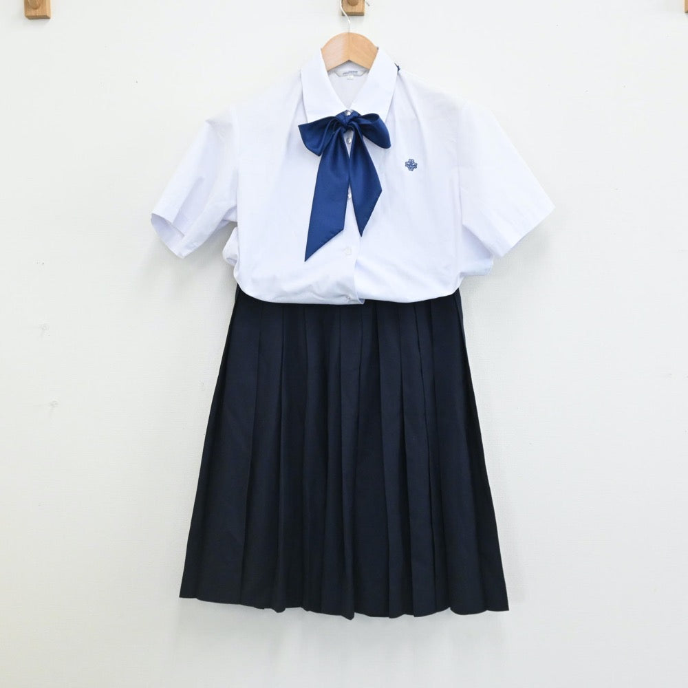 中古制服】山形県 米沢東高等学校 女子制服 4点（シャツ
