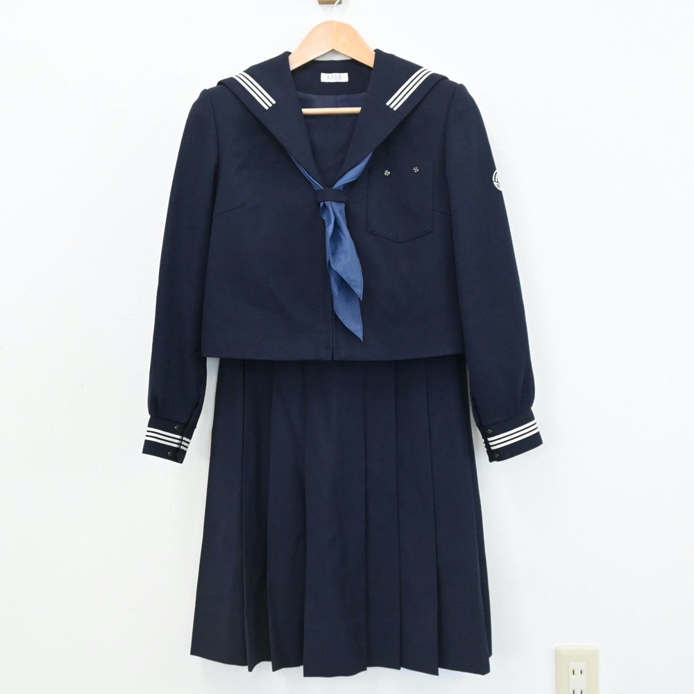 中古制服】山梨県 山梨県甲斐市立双葉中学校 女子制服 3点（セーラー服・スカート）sf005798【リサイクル学生服】 | 中古制服通販パレイド