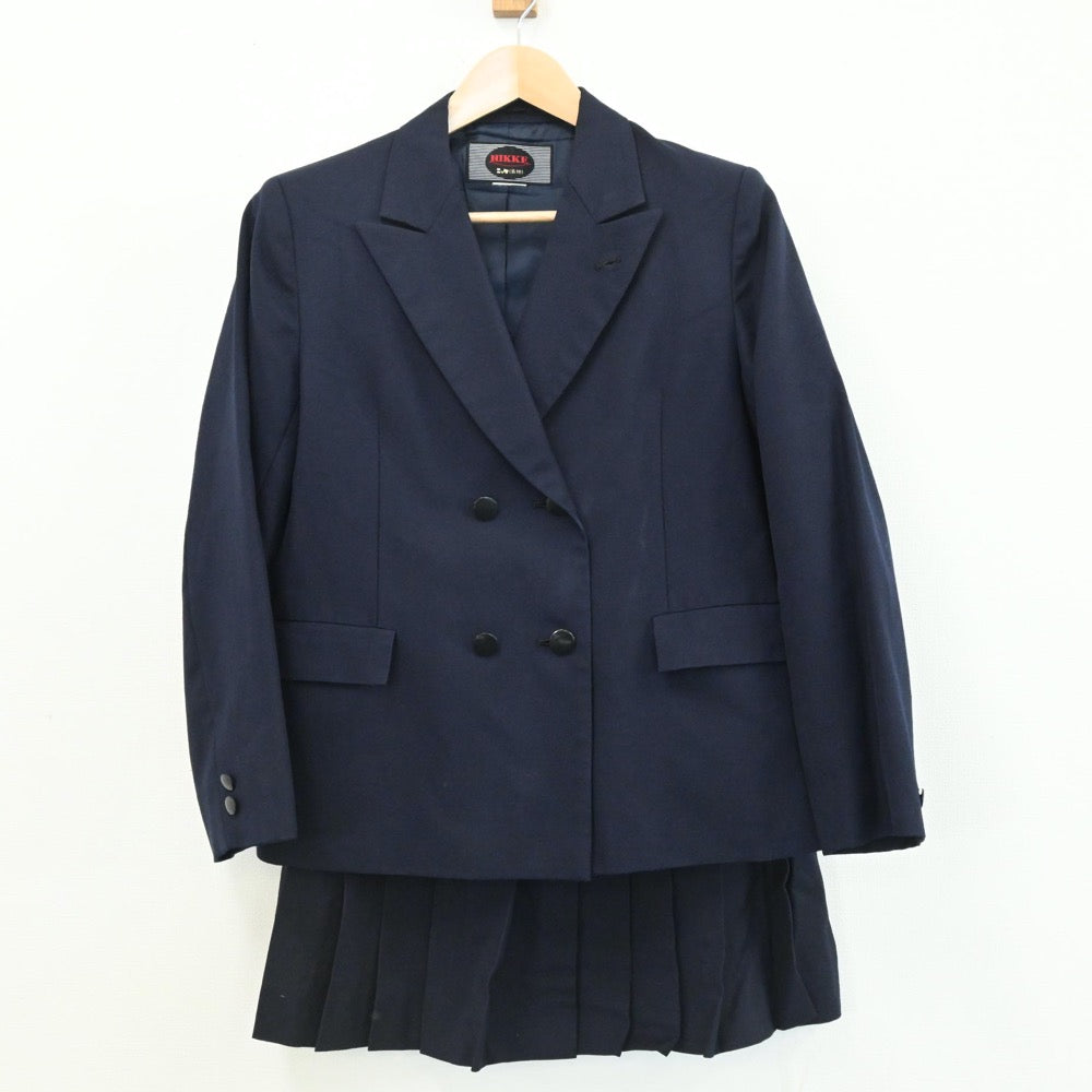 【中古】神奈川県 神奈川県立横浜平沼高等学校 女子制服 3点（ブレザー・スカート）sf005807