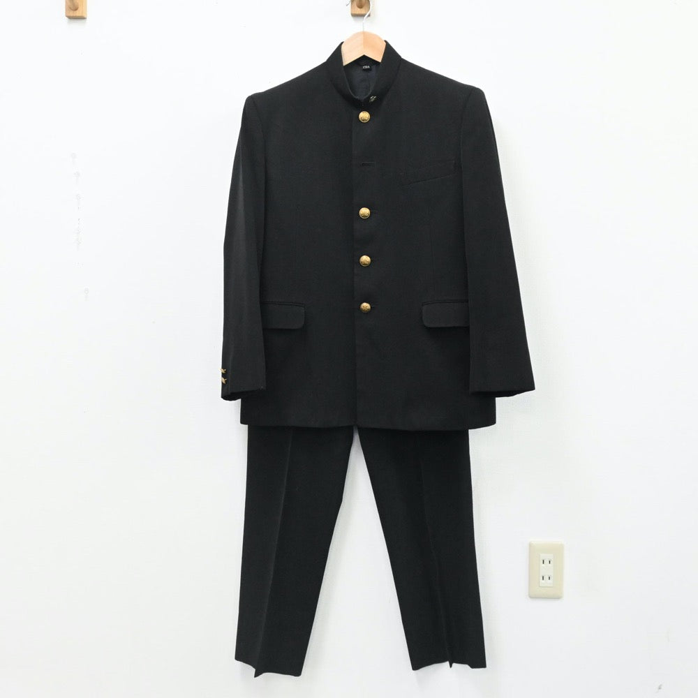 中古制服】広島県 広島皆実高等学校 男子制服 3点（学ラン