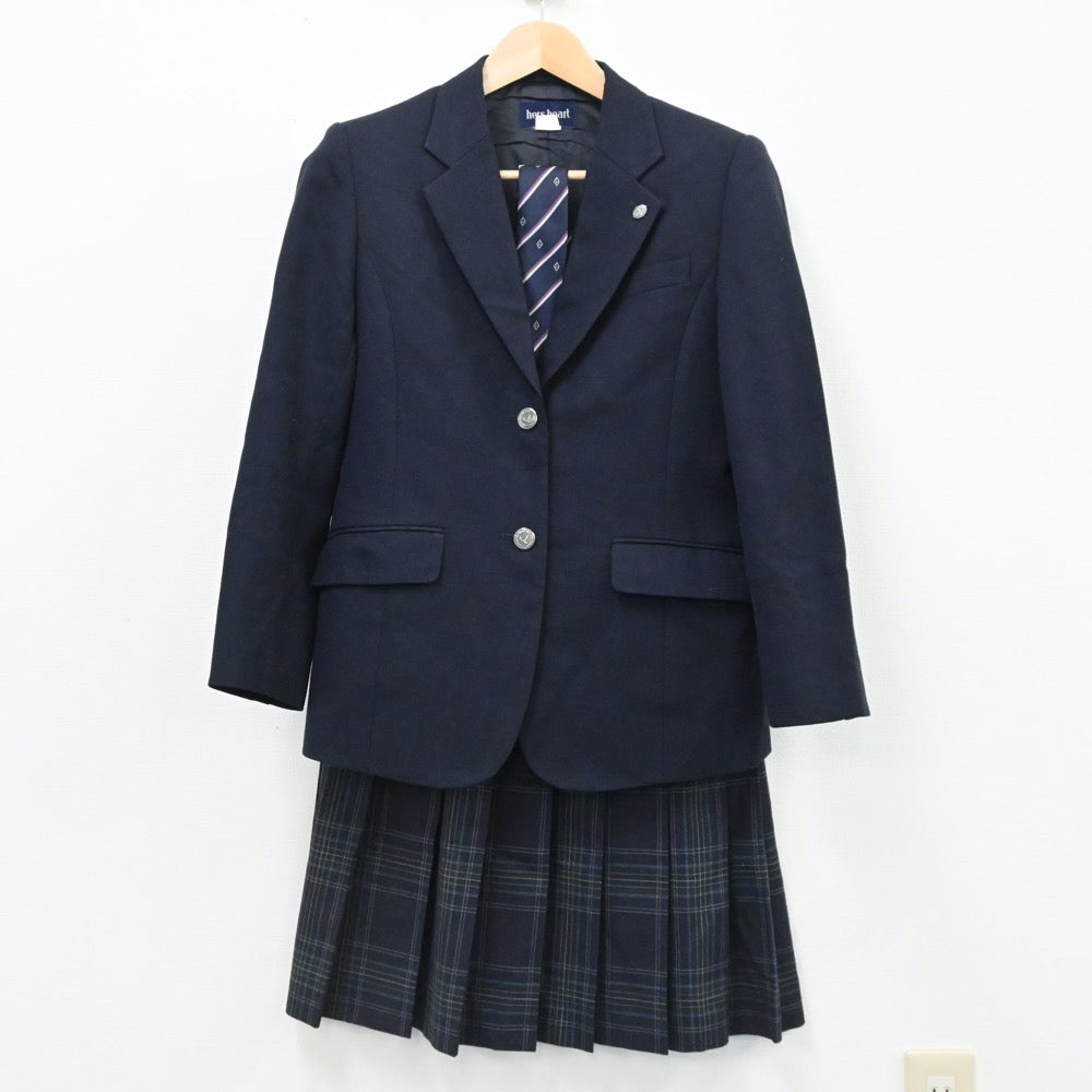 【中古】東京都 日野台高等学校 女子制服 4点（ブレザー・ニット・スカート）sf005877