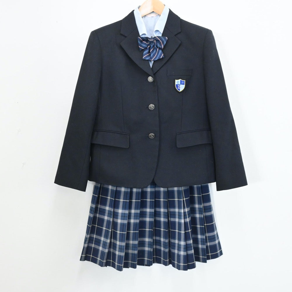 中古制服】愛知県 知多翔洋高等学校 女子制服 4点（ブレザー・シャツ