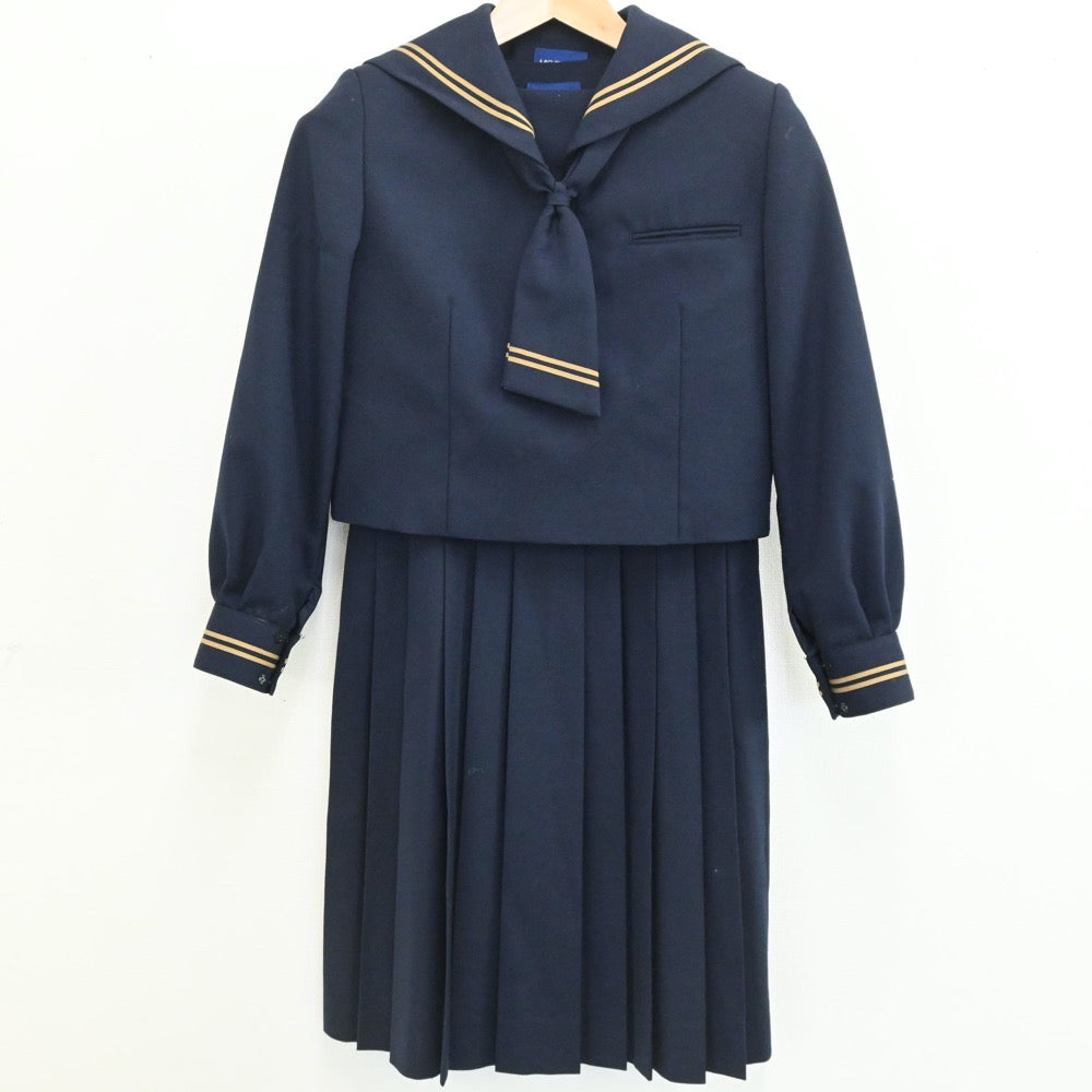 中古制服】神奈川県 鶴嶺中学校 女子制服 3点（セーラー服・ジャンパースカート）sf006024【リサイクル学生服】 | 中古制服通販パレイド