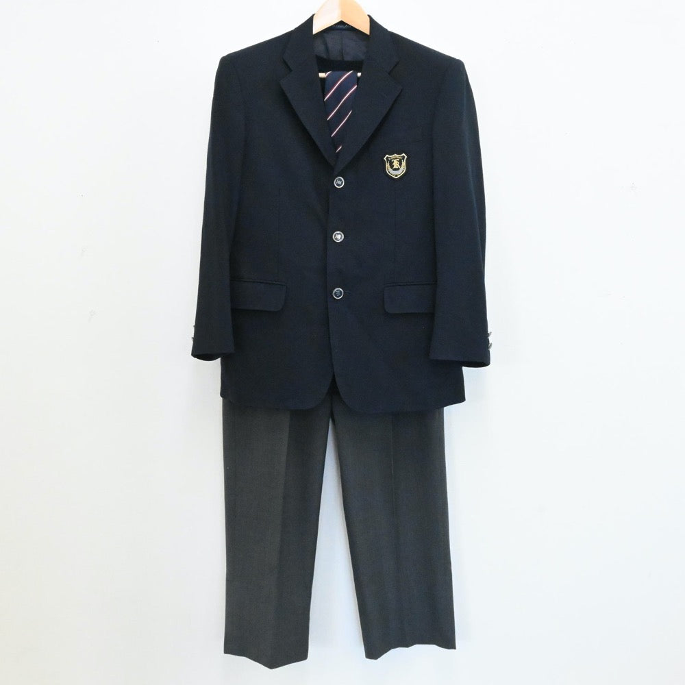 中古制服】神奈川県 柏木学園高等学校 男子制服 5点（ブレザー