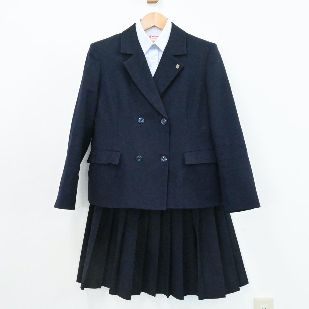 中古制服】鳥取県 鳥取西高等学校 女子制服 9点（ブレザー・シャツ