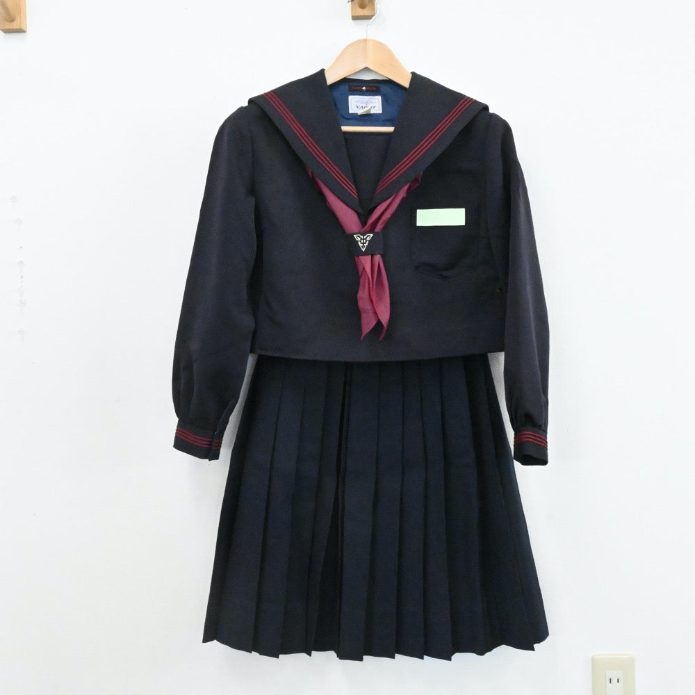 中学生制服 U927/T433(中古)栃木県 厚崎中学校 女子制服 すばらし 6点