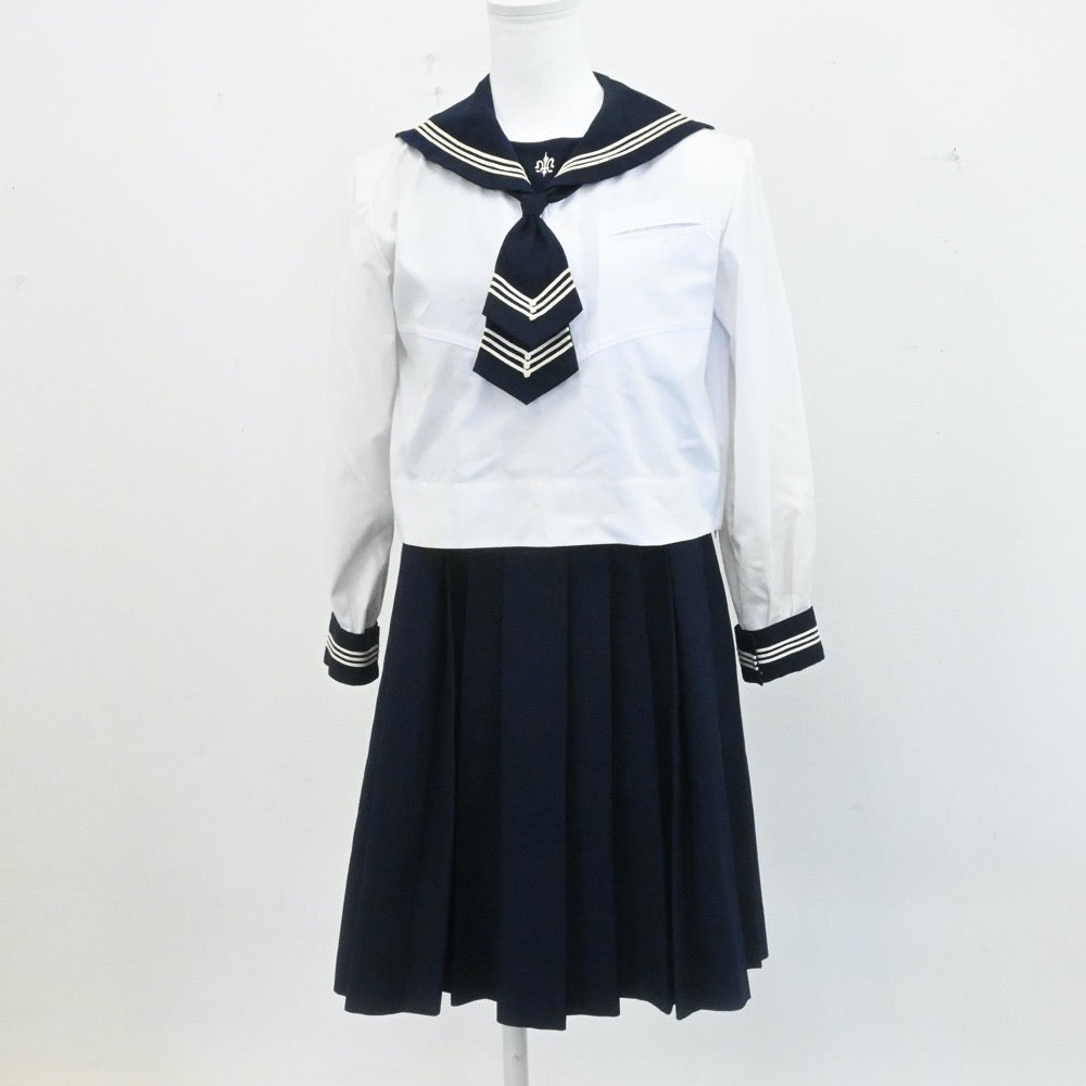 中古制服】神奈川県 湘南白百合学園中学校 女子制服 5点（セーラー服・セーラー服・ニット・シャツ・スカート）sf006519【リサイクル学生服】 |  中古制服通販パレイド