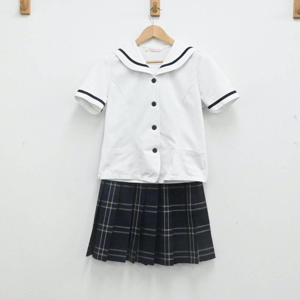 中古制服】新潟県 北越高等学校 女子制服 3点（セーラー服・スカート