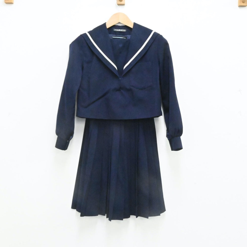 【中古】愛知県 愛知県立岡崎商業高等学校 女子制服 5点（セーラー服・セーラー服・セーラー服・スカート）sf006676