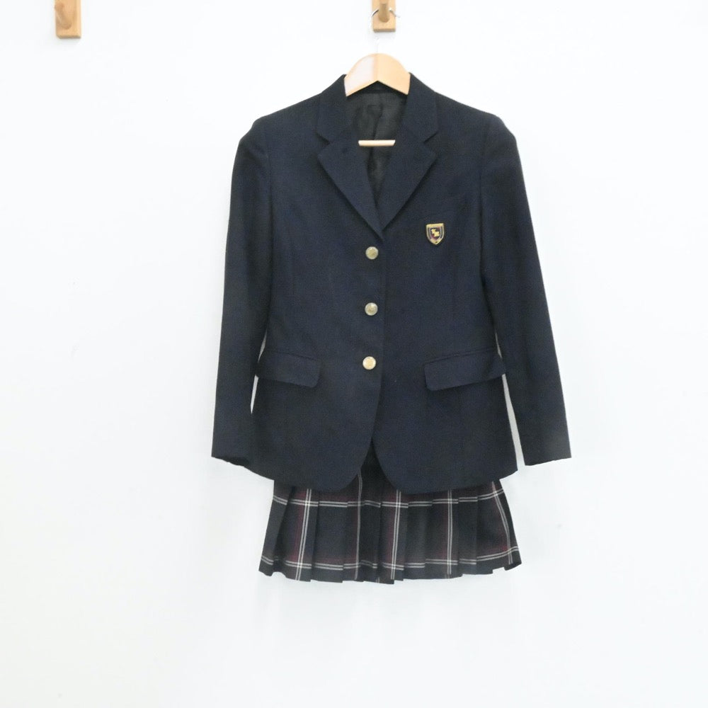 【中古】東京都 東京都立小平南高等学校 女子制服 5点（ブレザー・スカート）sf006744