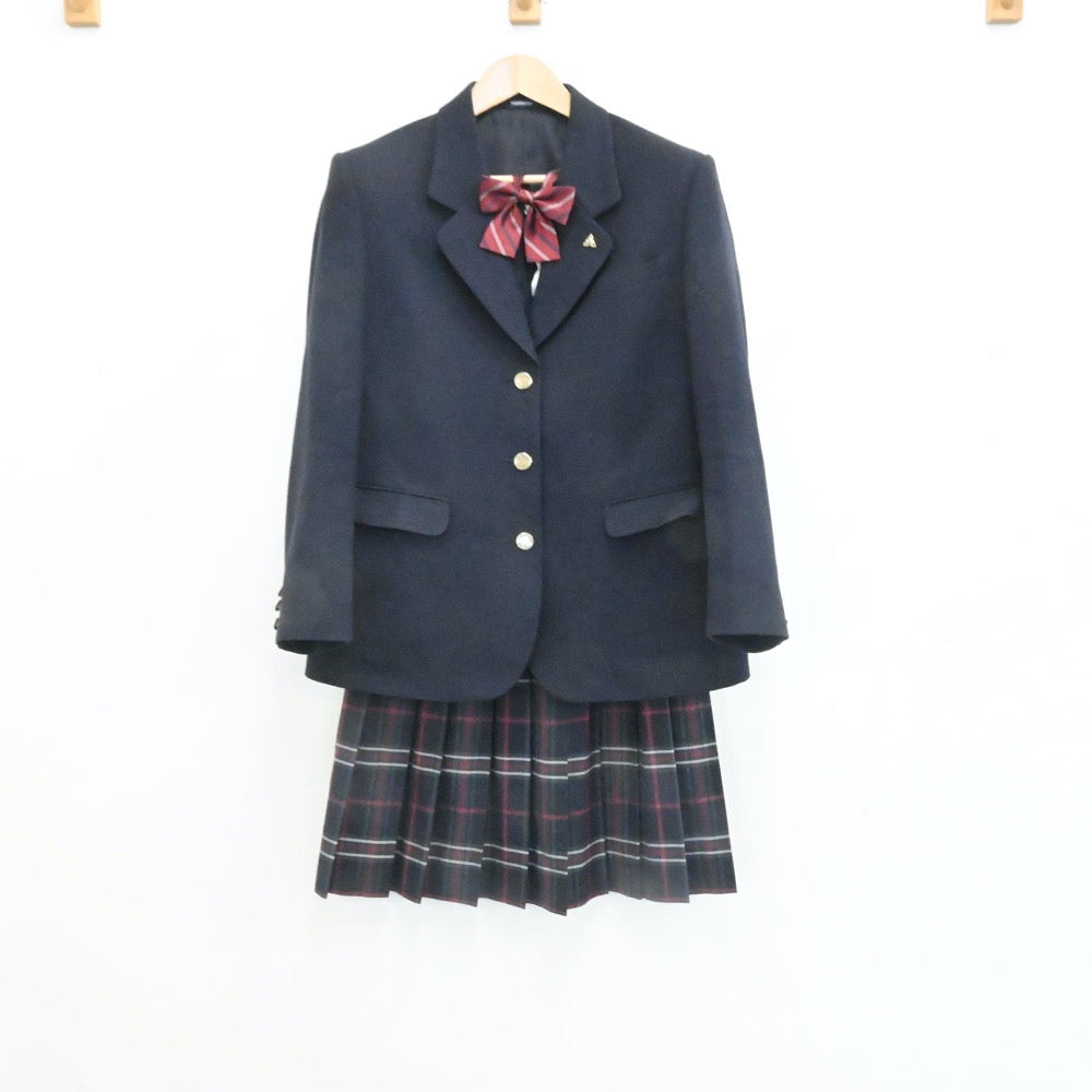 【中古】足立新田高等学校 東京都 女子制服 4点（ブレザー・スカート）sf006872