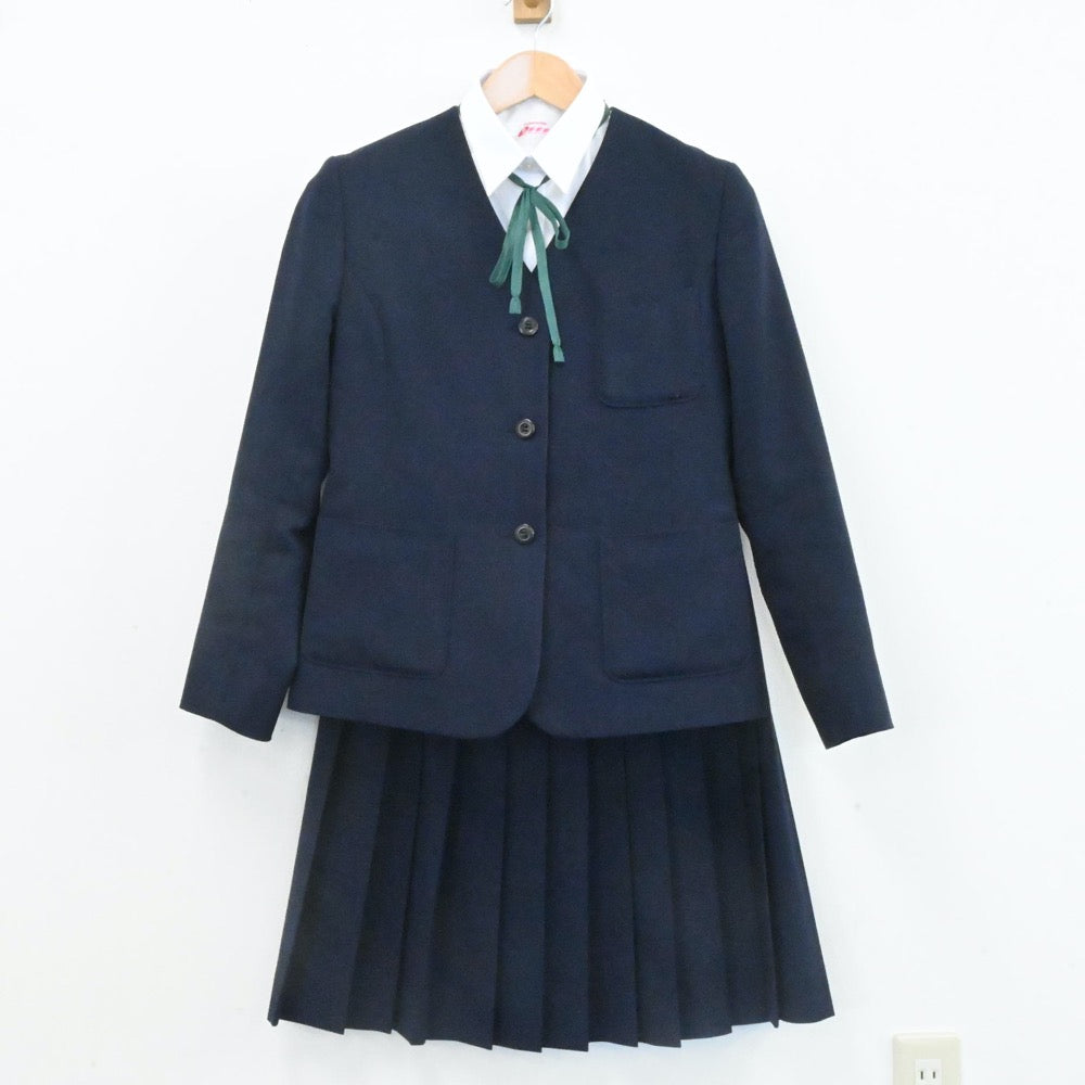 中古制服】北海道 札幌市立羊ヶ丘中学校 女子制服 5点（ブレザー・ベスト・シャツ・スカート）sf006937【リサイクル学生服】 | 中古制服 通販パレイド