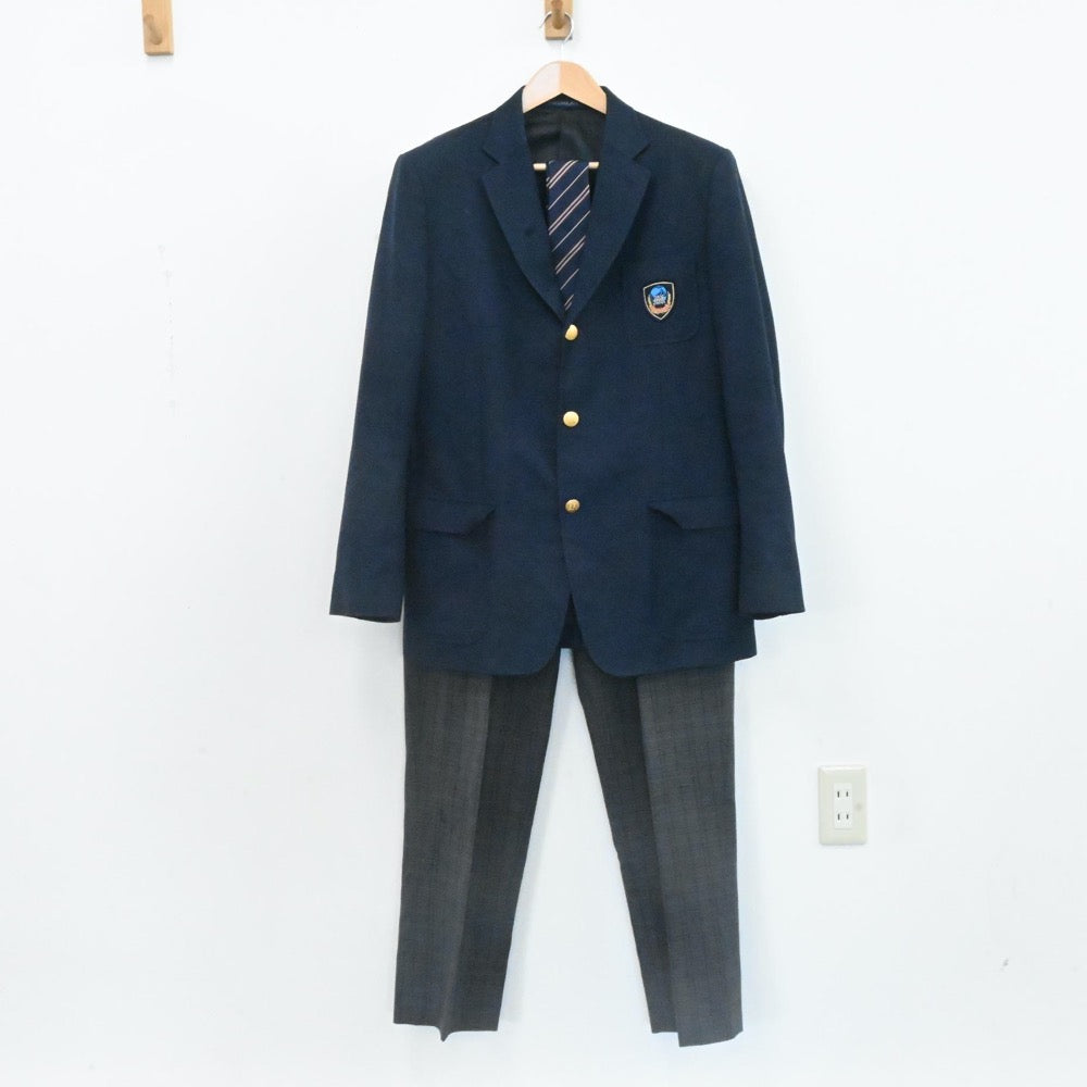 中古制服】千葉県 松戸国際高等学校 男子制服 4点（ブレザー・ズボン ...