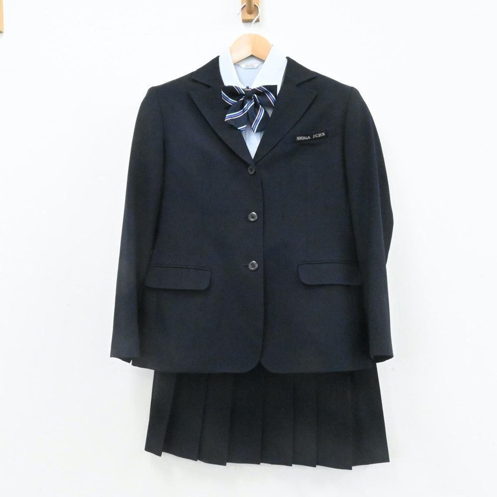 中古制服】滋賀県 滋賀短期大学付属高等学校 女子制服 5点（ブレザー・ニット・シャツ・スカート）sf007216【リサイクル学生服】 | 中古制服 通販パレイド