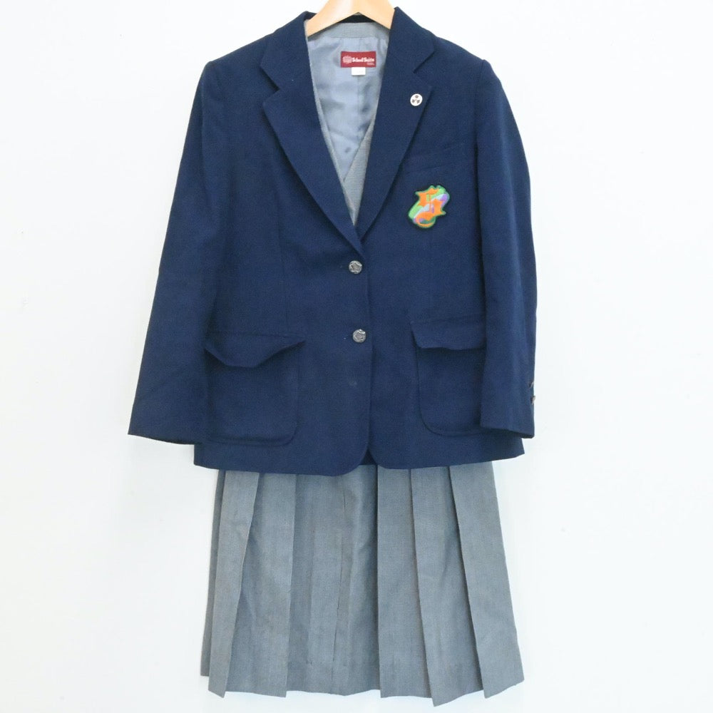 中古制服】長野県 西部中学校 女子制服 4点（ブレザー・ベスト・スカート）sf007349【リサイクル学生服】 | 中古制服通販パレイド