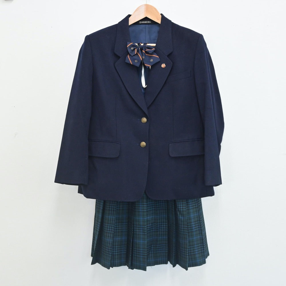 中古制服】群馬県 桐生第一高等学校 女子制服 3点（ブレザー・スカート