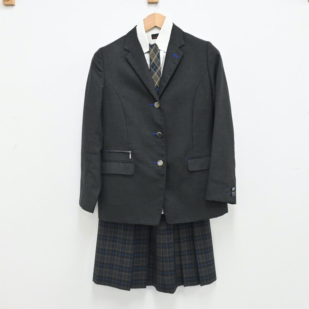 中古制服】東京都 安田学園高等学校 女子制服 5点（ブレザー・ニット・シャツ・スカート）sf007586【リサイクル学生服】 | 中古制服通販パレイド