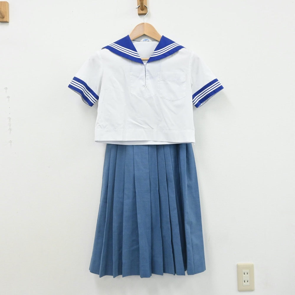 中古制服】熊本県 熊本市立三和中学校 女子制服 3点（セーラー服