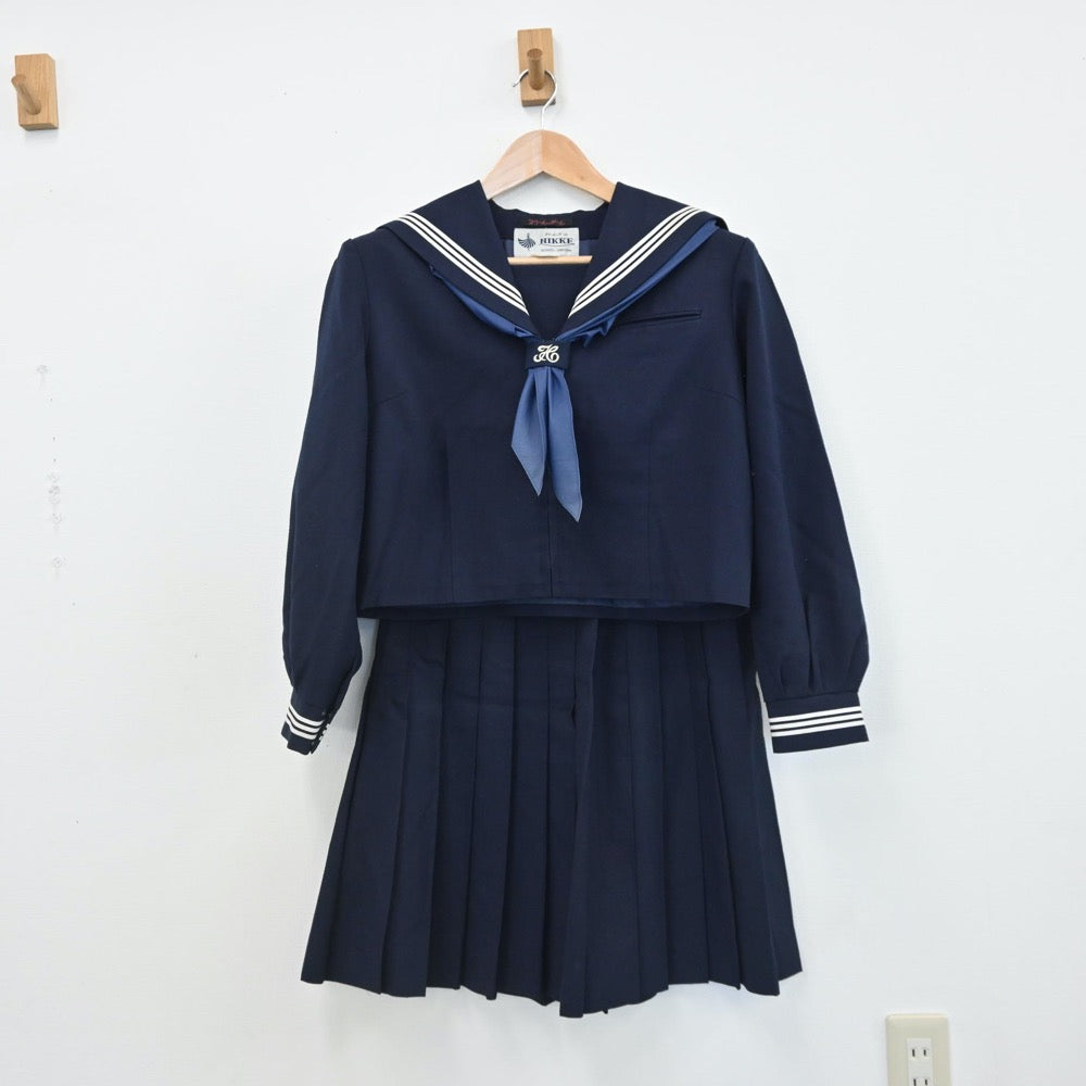 中古制服】千葉県 市川市立第三中学校 女子制服 3点（セーラー服・スカート）sf007982【リサイクル学生服】 | 中古制服通販パレイド