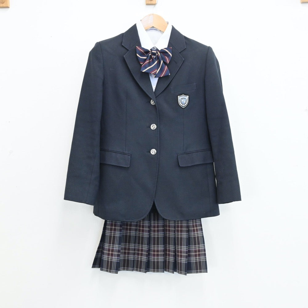 【中古】愛知県 愛知県立守山高等学校 女子制服 4点（ブレザー・シャツ・スカート）sf008304