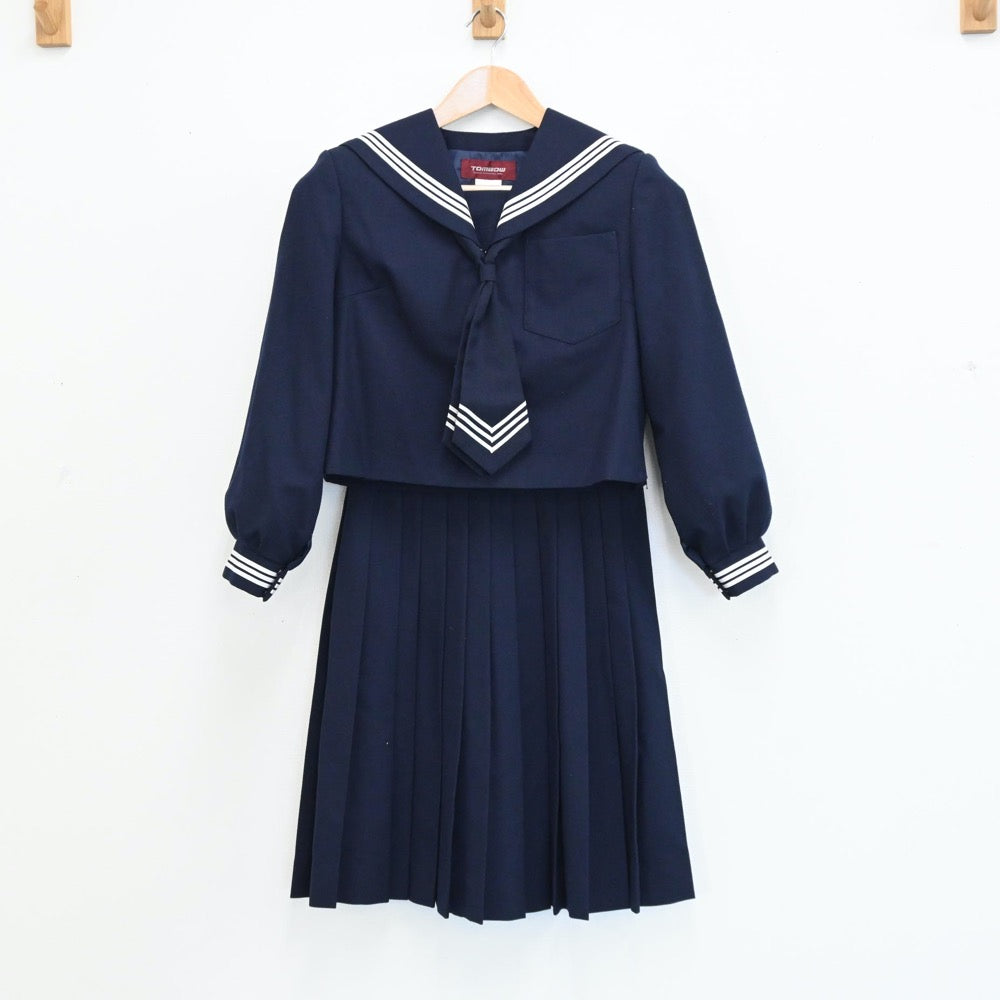 中古制服】神奈川県 小田原市立酒匂中学校 女子制服 4点（セーラー服・シャツ・ベスト・スカート）sf008338【リサイクル学生服】 | 中古制服 通販パレイド