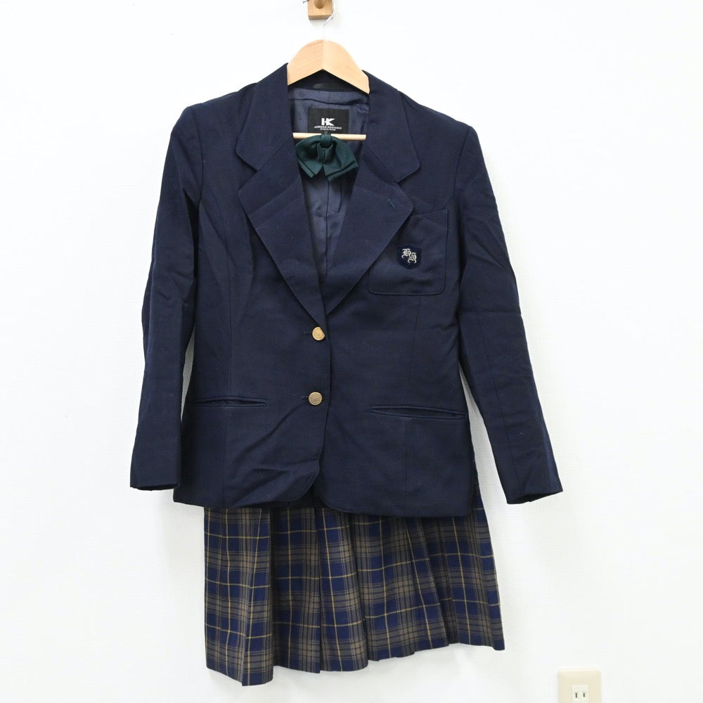 中古制服】新潟県 新潟市北越高等学校 女子制服 4点（ブレザー