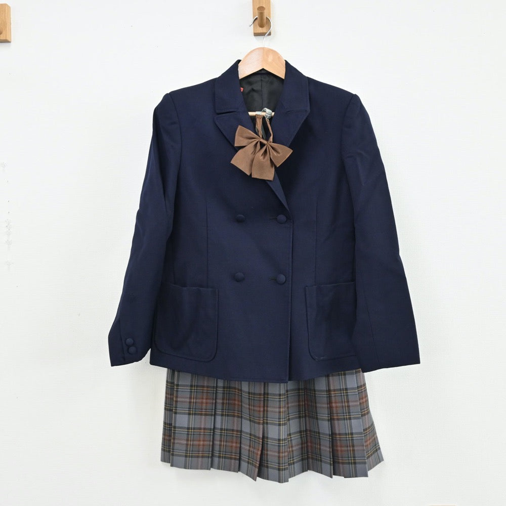 中古制服】東京都 都立青山高等学校 女子制服 5点（ブレザー・ベスト 