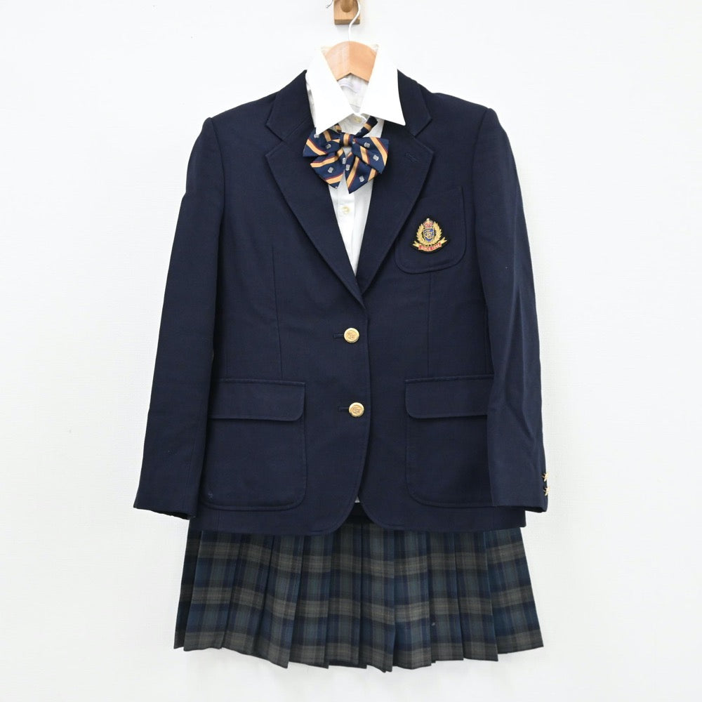 【中古】東京都 東海大学附属高輪台高等学校 女子制服 9点（ブレザー・ベスト・シャツ・ニット・スカート）sf008670