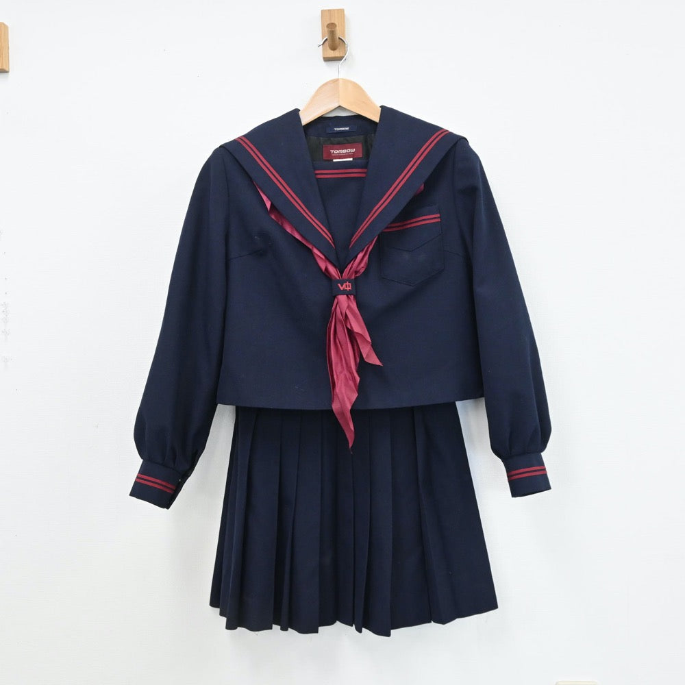 中古制服】大阪府 摂津市立第五中学校 女子制服 4点（セーラー服・スカート）sf008679【リサイクル学生服】 | 中古制服通販パレイド