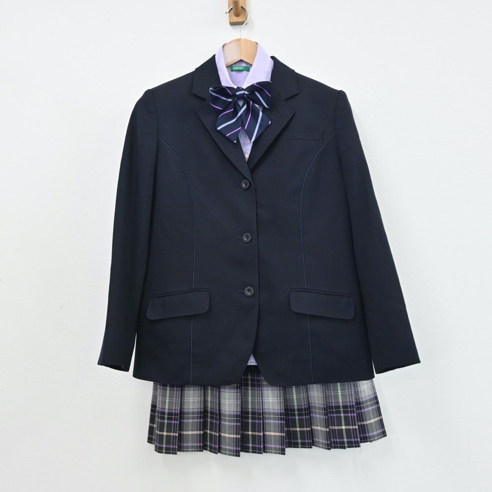 中古制服】京都府 京都共栄学園中学校 女子制服 5点（ブレザー・シャツ・スカート）sf008720【リサイクル学生服】 | 中古制服通販パレイド