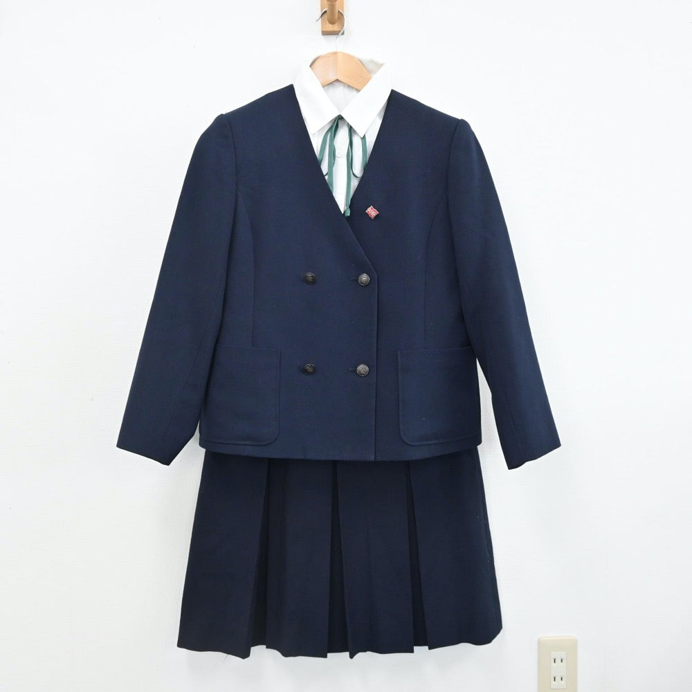 中古制服】愛知県 五条高等学校 女子制服 8点（ブレザー・ベスト