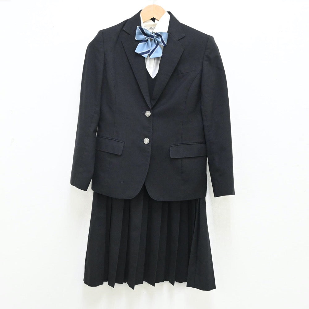 中古制服】静岡県 静岡県立遠江総合高等学校 女子制服 5点（ブレザー