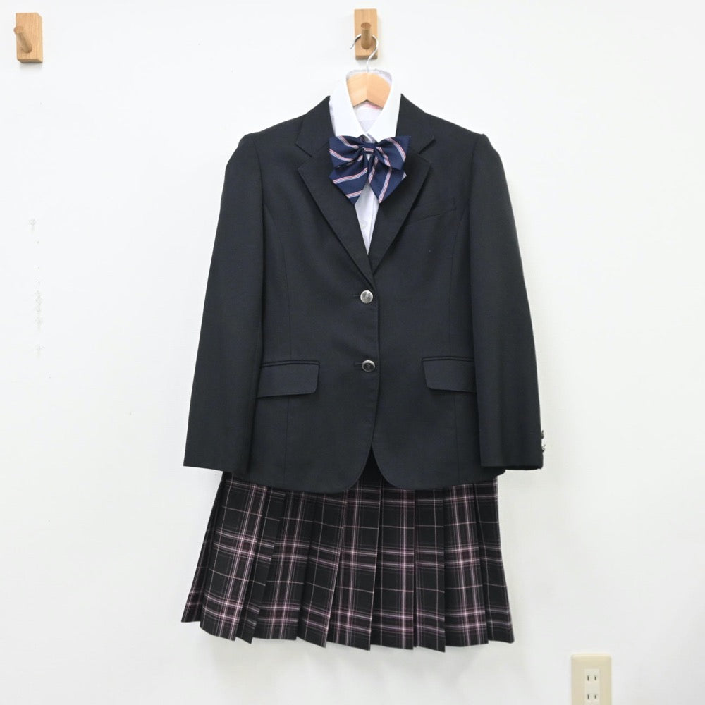 中古制服】茨城県 石岡市立八郷中学校 女子制服 4点（ブレザー・シャツ・スカート）sf008958【リサイクル学生服】 | 中古制服通販パレイド