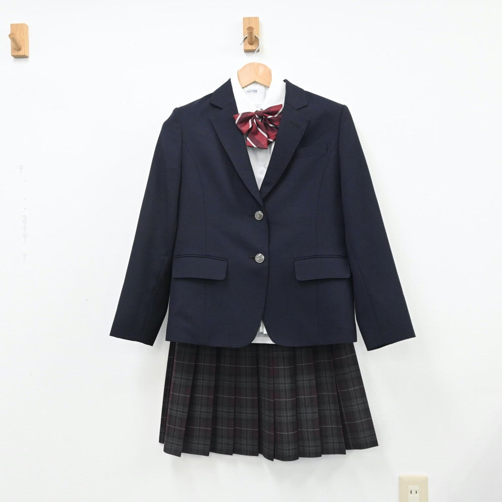 【中古】岐阜県 城南高等学校 女子制服 5点（ブレザー・シャツ・スカート）sf009070