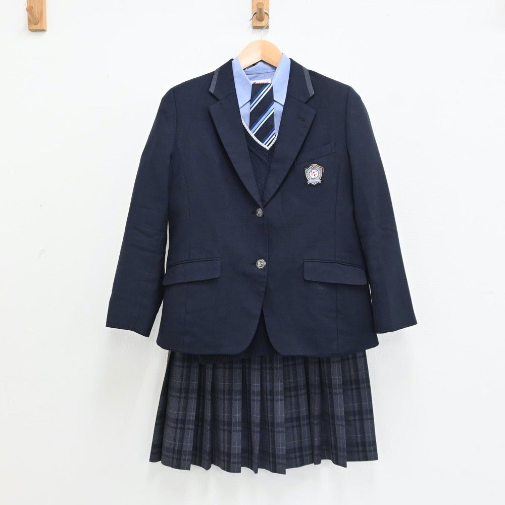 中古制服】東京都 朋優学院高等学校 女子制服 6点（ブレザー・ニット・シャツ・スカート）sf009238【リサイクル学生服】 | 中古制服通販パレイド