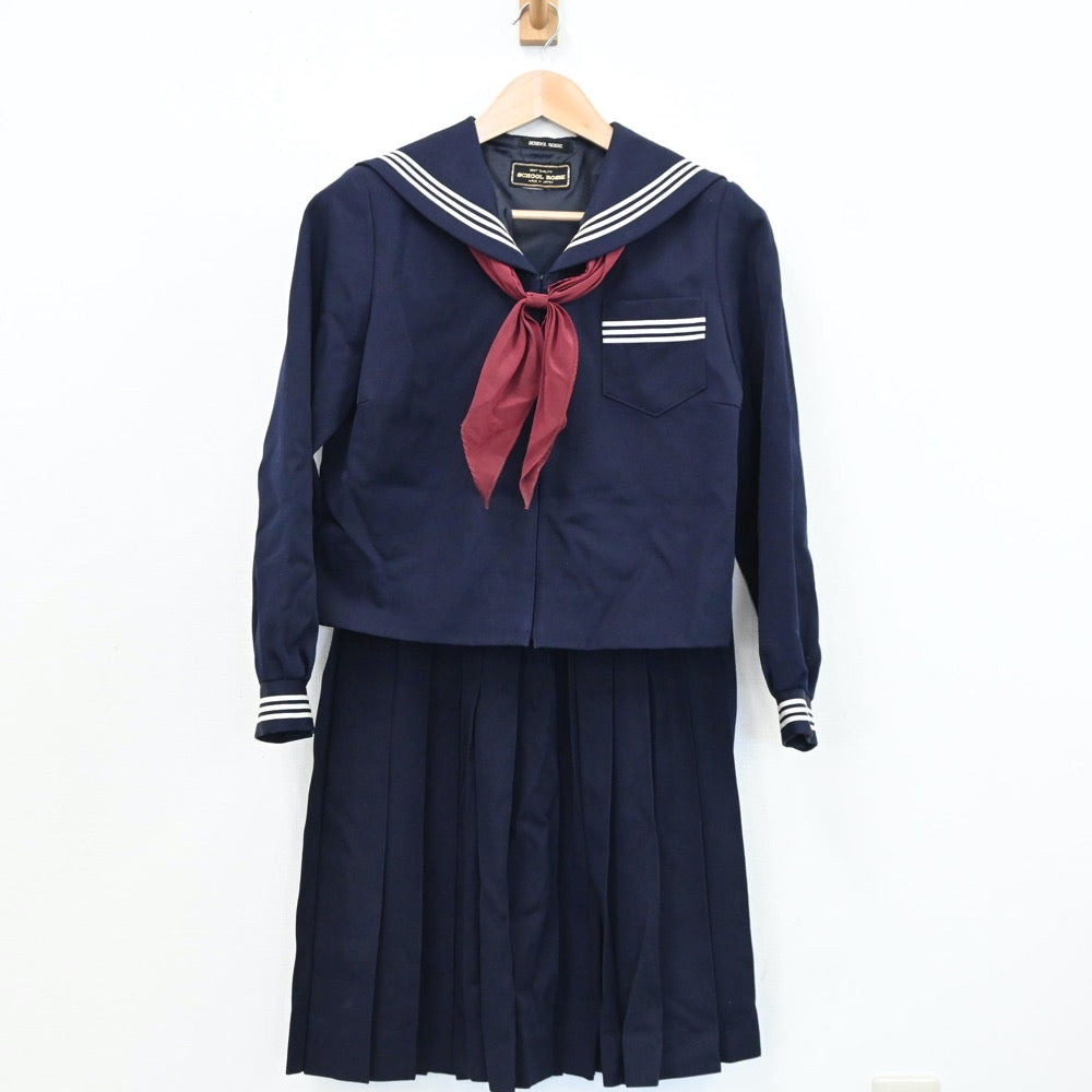 中古制服】青森県 弘前市立第三中学校 女子制服 3点（セーラー服・スカート）sf009263【リサイクル学生服】 | 中古制服通販パレイド