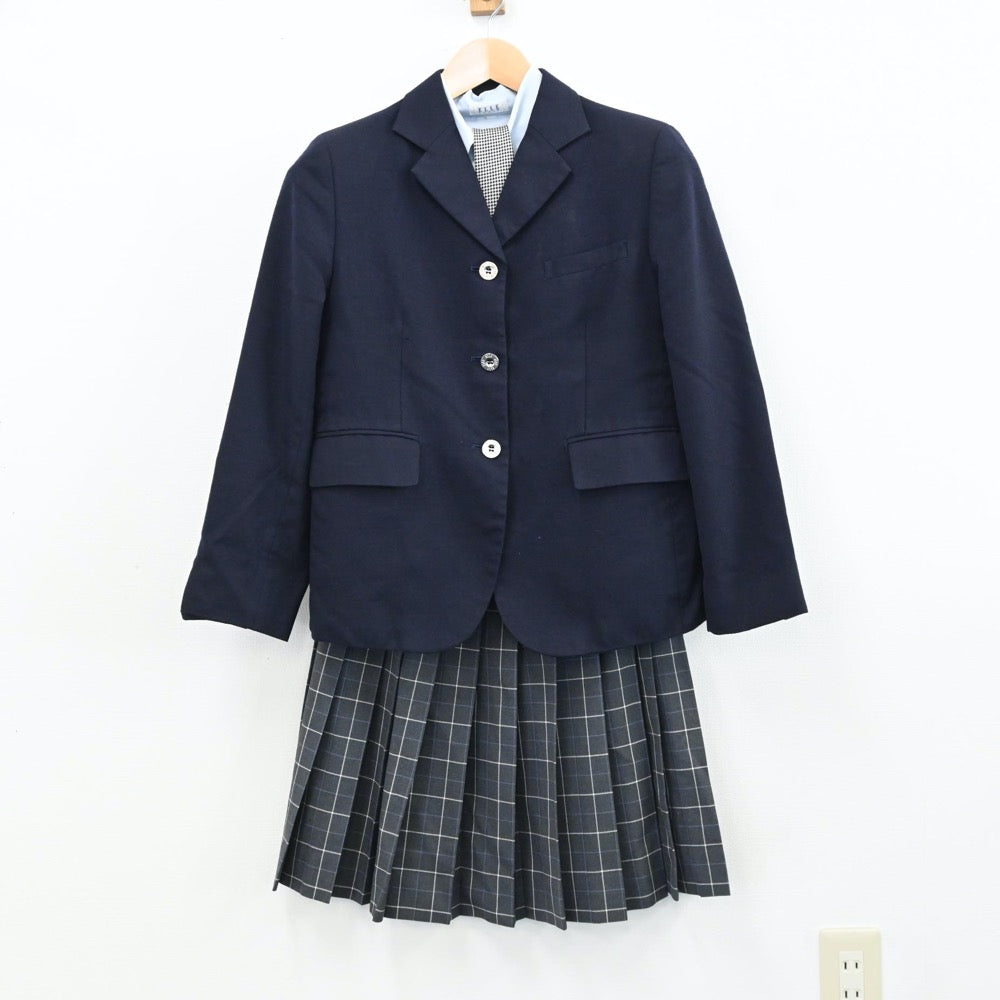 中古制服】岡山県 岡山県立矢掛高等学校 女子制服 7点（ブレザー・ニット・シャツ・スカート）sf009316【リサイクル学生服】 | 中古制服 通販パレイド