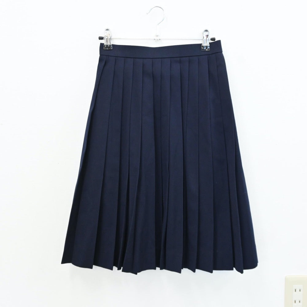 中古制服】高知県 潮江中学校 女子制服 2点（スカート・スカート