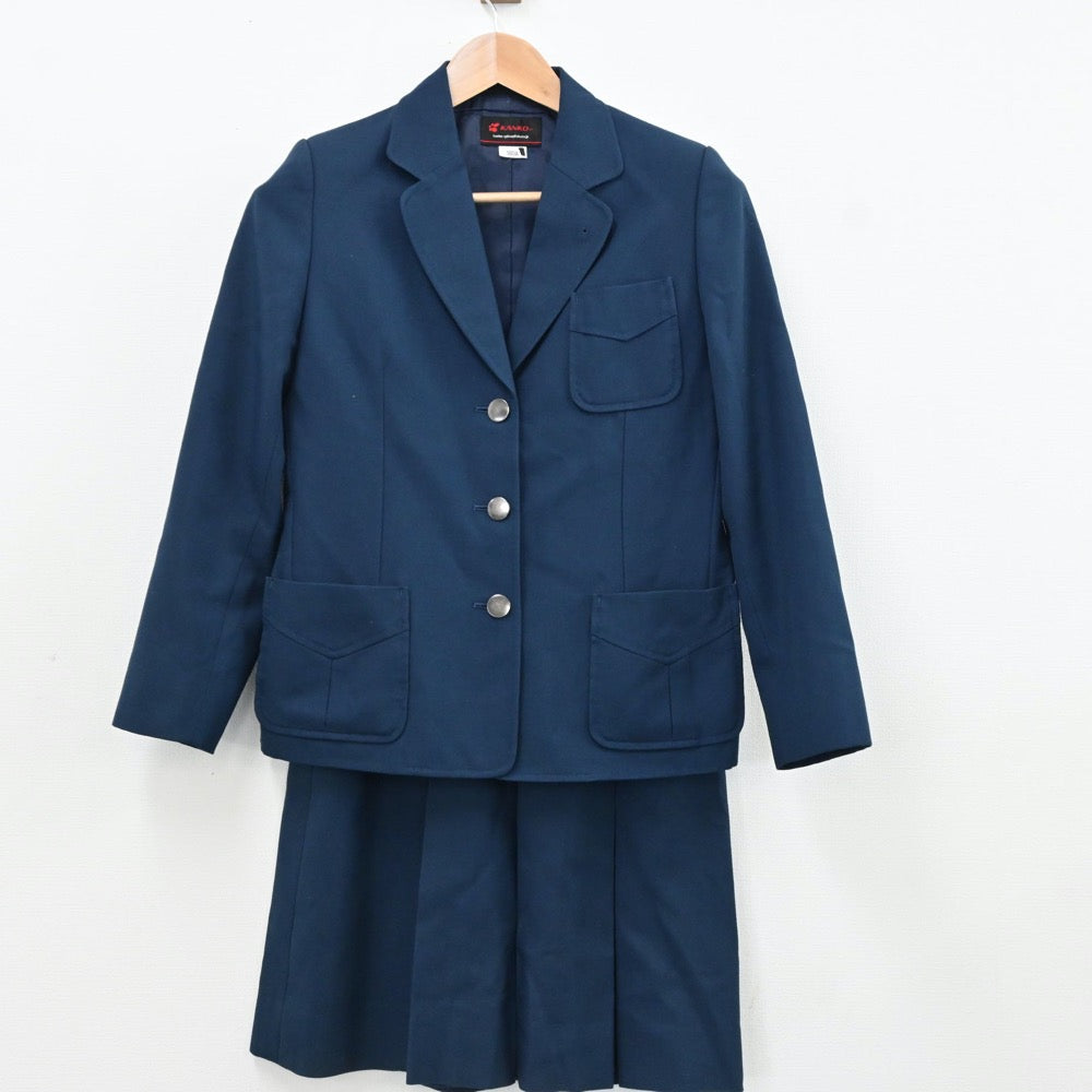 中古制服】神奈川県 鴨居中学校 女子制服 3点（ブレザー・ベスト