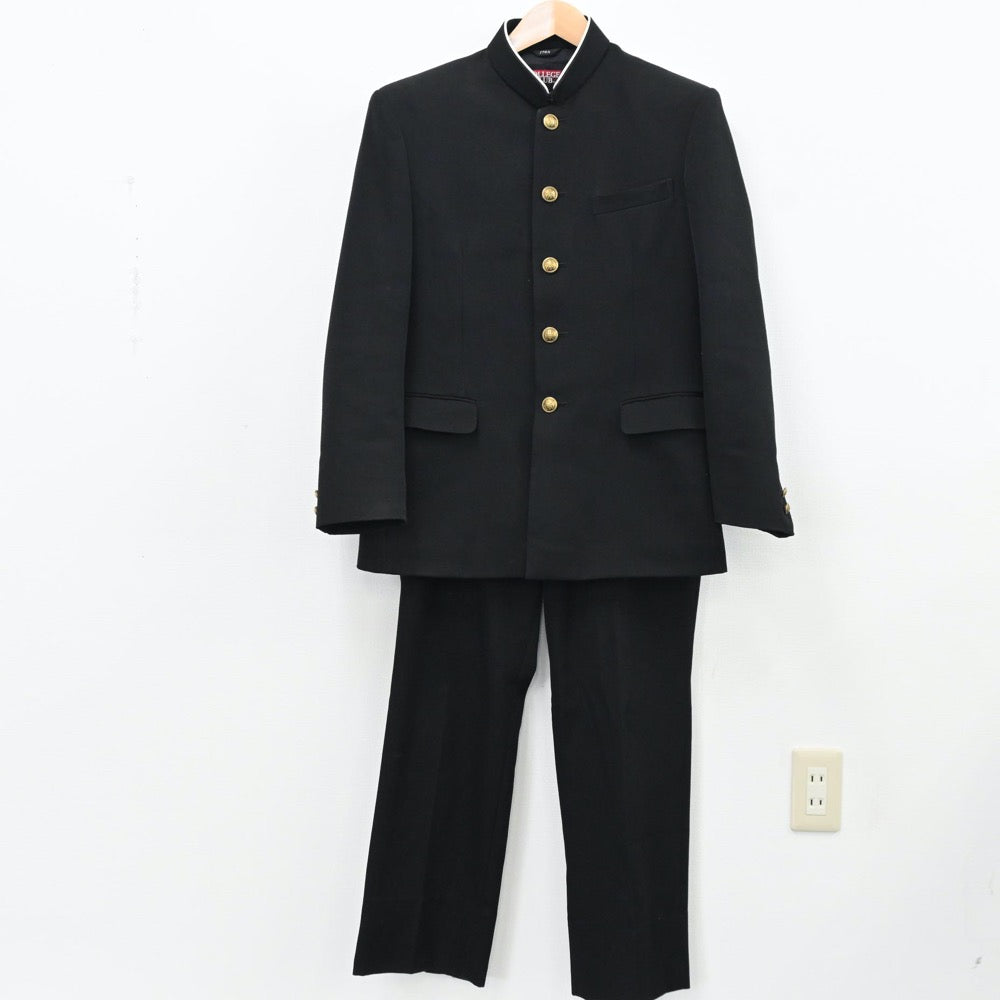 中古制服】埼玉県 埼玉県立熊谷商業高等学校 男子制服 2点（学ラン