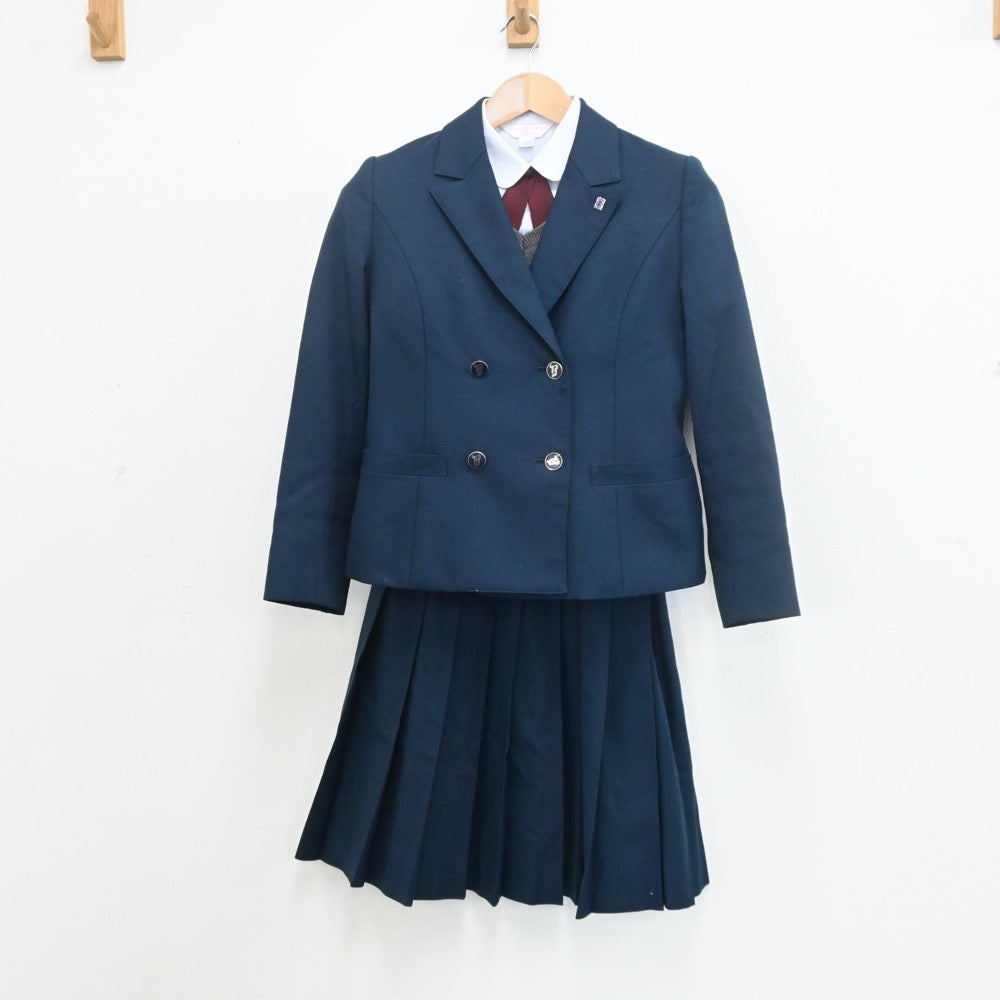 中古制服】愛知県 愛知県立豊丘高等学校 女子制服 4点（ブレザー・ニット・シャツ・スカート）sf009710【リサイクル学生服】 | 中古制服 通販パレイド