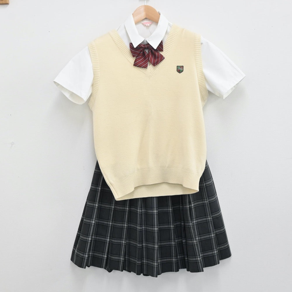 中古制服】東京都 実践学園中学校・高等学校 女子制服 5点（シャツ